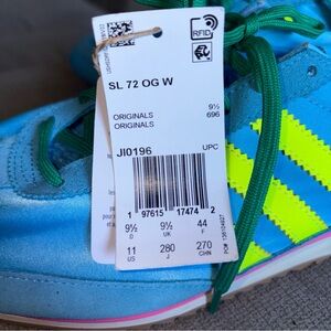 Adidas SL 72 OG Blue and Yellow Sneakers Sz11 W - no box